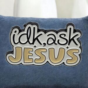 IDK Ask Jesus Christian Pin Religious Jewelry Inspirational Faith Novelty Witty